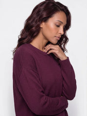 Little Lies | Victoria jumper - Plum