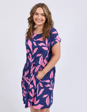 Mimosa Dress Blue Depth