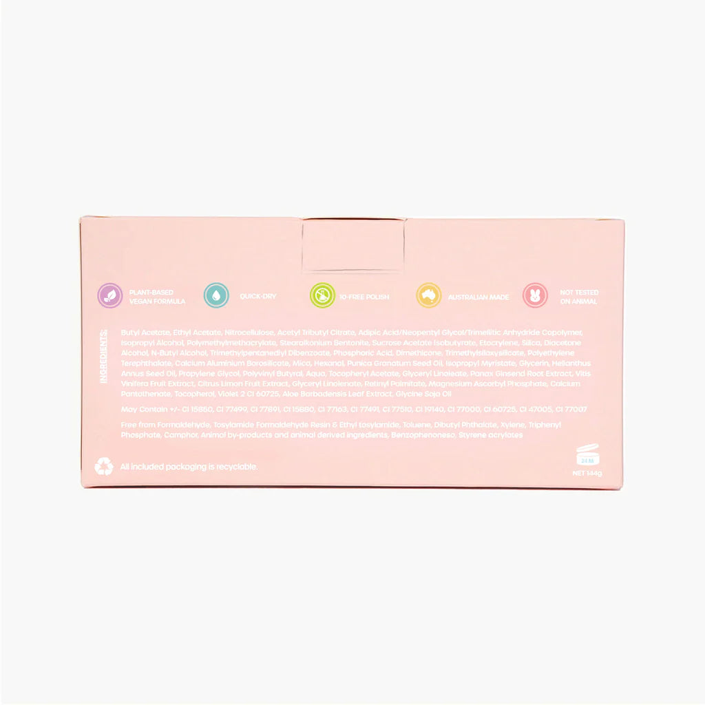 Oh Flossy Pink Pamper Nail Polish Set