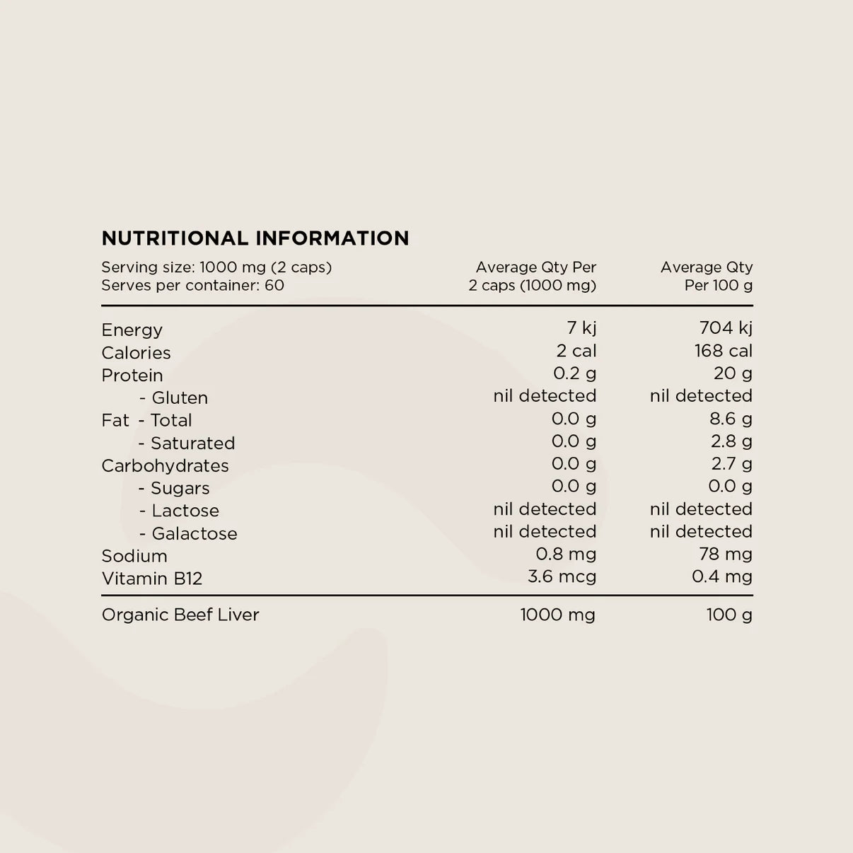 Switch beef liver capsules 120