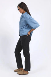 FOXWOOD | HUTTON DENIM SHIRT - LIGHT BLUE