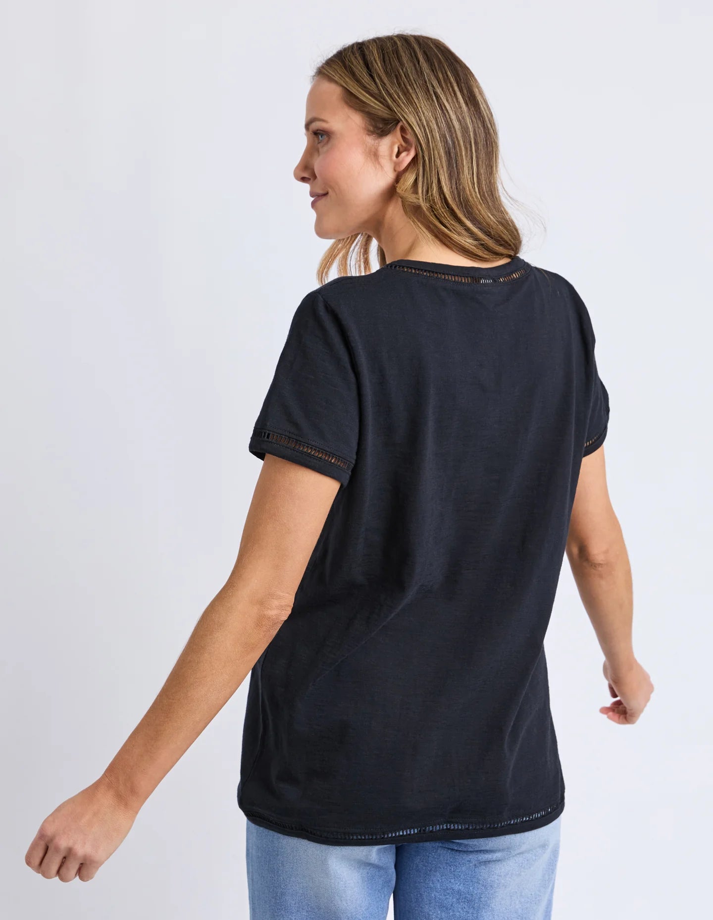Elm| Victoria S/S Tee Black