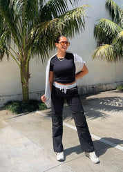 FLASHDANCE pants- Black