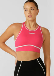 Lorna Jane|Night Runner Sports Bra- Neon Raspberry