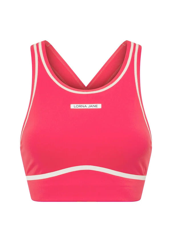 Lorna Jane|Night Runner Sports Bra- Neon Raspberry