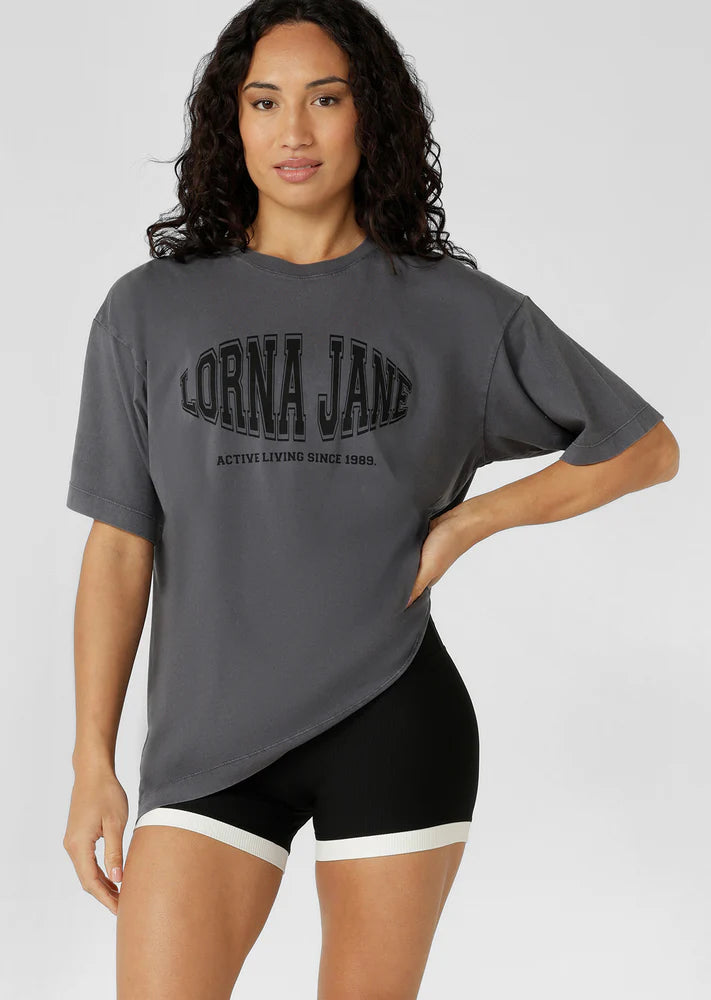 Lorna Jane| Summer Sports Washed Boyfriend T-Shirt