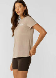 Lorna Jane| Lotus T-Shirt-Latte