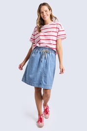 Elm | Fundamental Halli Cotton Short Sleeve Tee - Pinkladyst
