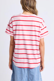 Elm | Fundamental Halli Cotton Short Sleeve Tee - Pinkladyst