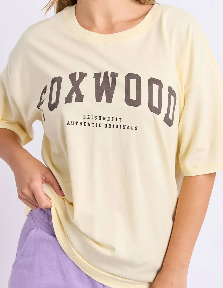 Foxwood | Interval Tee butter cream / choc