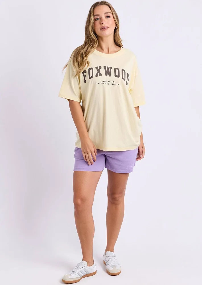 Foxwood | Interval Tee butter cream / choc
