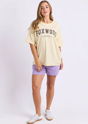 Foxwood | Interval Tee butter cream / choc