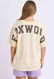 Foxwood | Interval Tee butter cream / choc