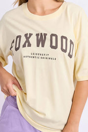 Foxwood | Interval Tee butter cream / choc