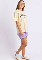 Foxwood | Interval Tee butter cream / choc