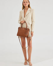 Angie medium 3 compartment satchel bag