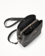 Joanie 3 compartment crossbody bucket bag