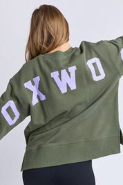 Foxwood |Interval Crew Khaki with Lilac
