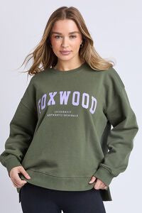 Foxwood |Interval Crew Khaki with Lilac
