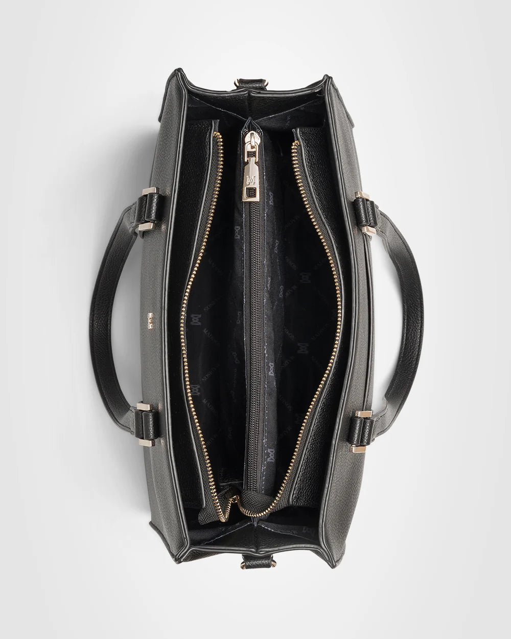 Riley zip top tote with crossbody strap