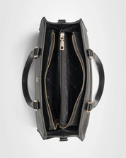 Riley zip top tote with crossbody strap