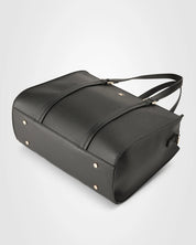 Riley zip top tote with crossbody strap