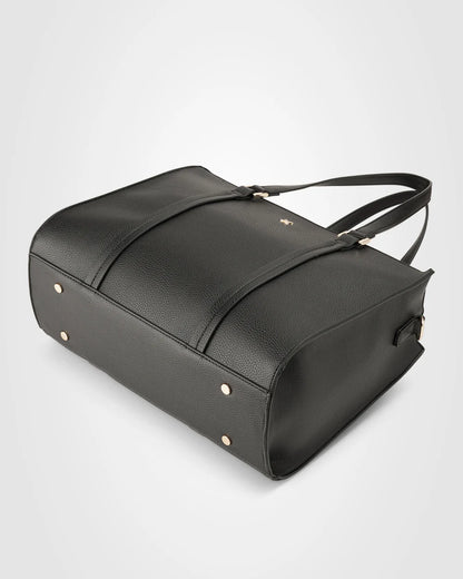 Riley zip top tote with crossbody strap
