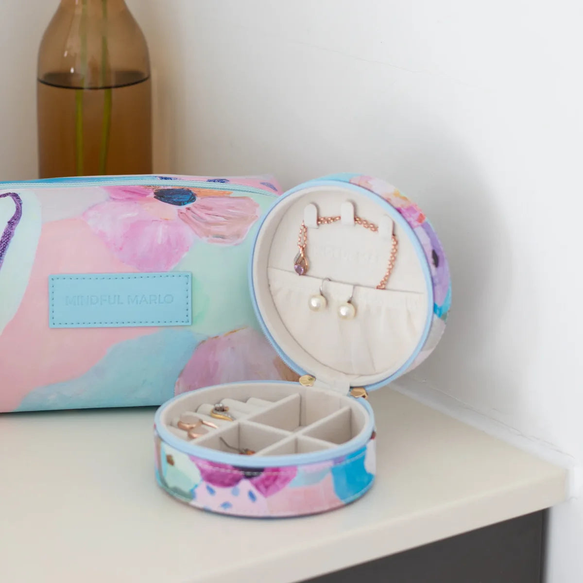 Mindful Marlo | SMALL JEWELLERY CASE - FLEUR