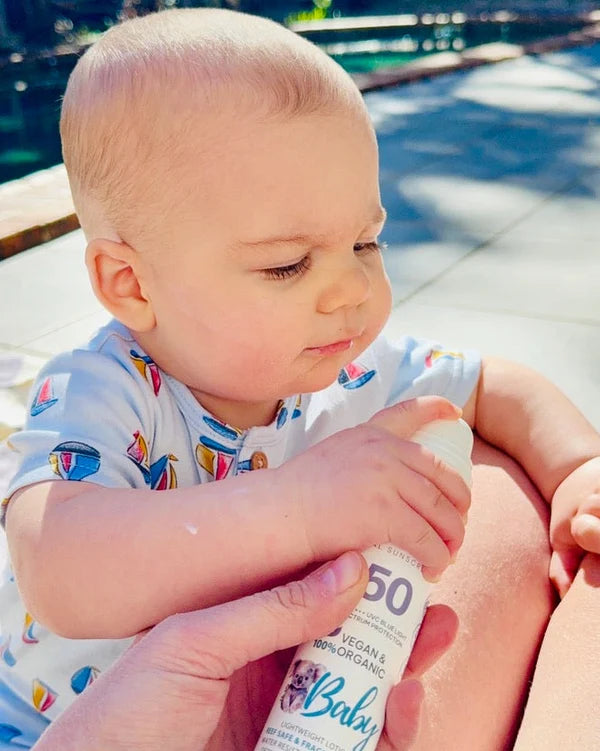 Baby SPF50 Organic Mineral Zinc Sunscreen - Fragrance Free