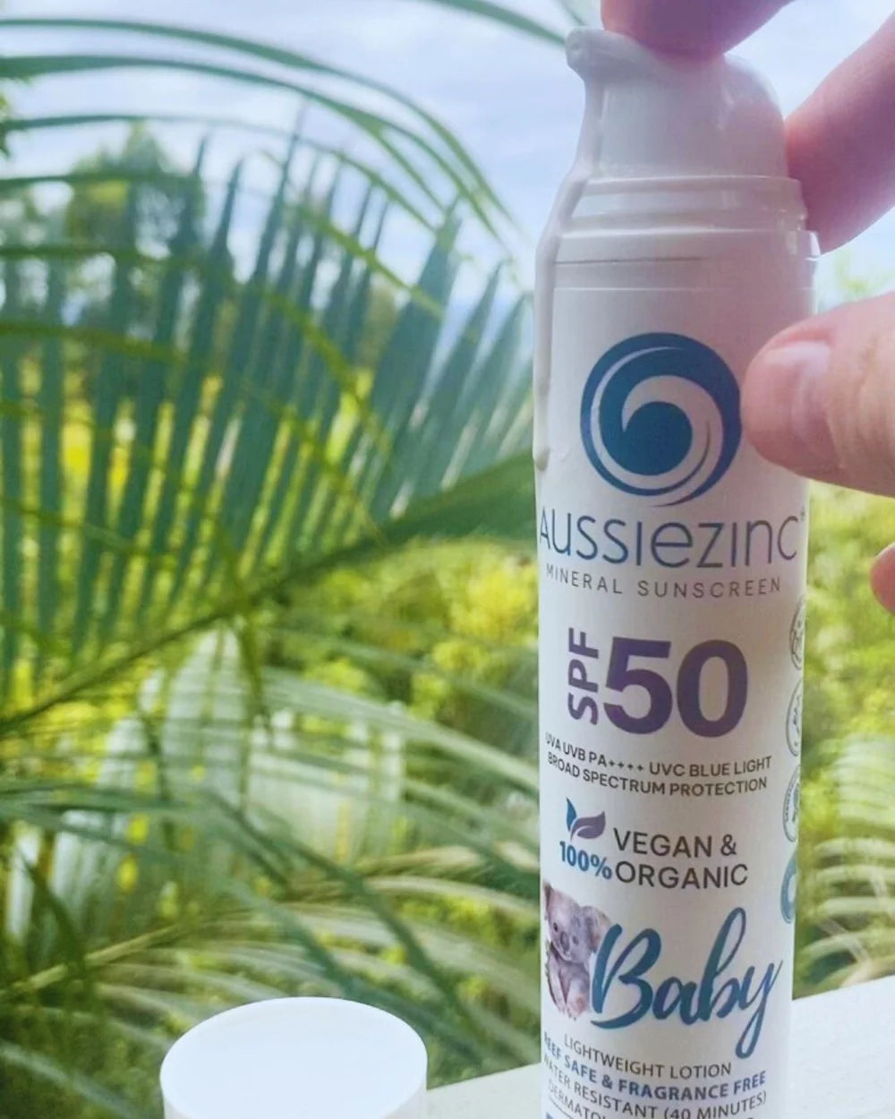 Baby SPF50 Organic Mineral Zinc Sunscreen - Fragrance Free