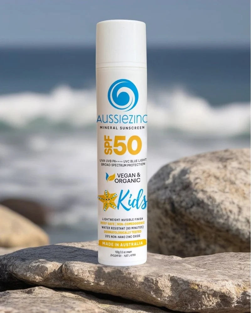 Kids SPF50 Organic Mineral Zinc Sunscreen