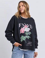 Foxwood| Rosa Crew Washed Black