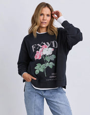 Foxwood| Rosa Crew Washed Black