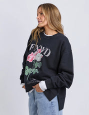 Foxwood| Rosa Crew Washed Black
