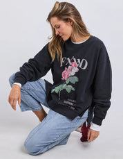 Foxwood| Rosa Crew Washed Black