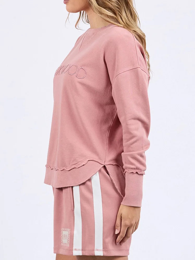FOXWOOD| SIMPLIFIED CREW DUSTY ROSE