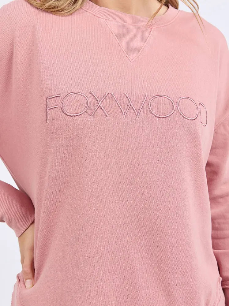 FOXWOOD| SIMPLIFIED CREW DUSTY ROSE