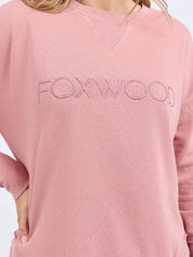 FOXWOOD| SIMPLIFIED CREW DUSTY ROSE