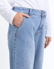Izzy Wide Leg Jean Vintage Blue Wash