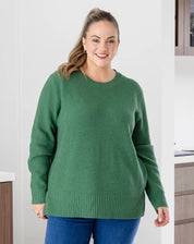 MAPLE COTTON KNIT - SAGE