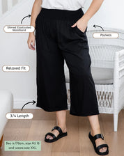 ILUKA PANTS- black & Khaki
