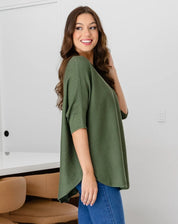 BATWING KNIT - KHAKI