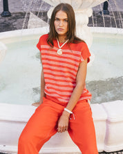 Cleo Knit Top Grenadine