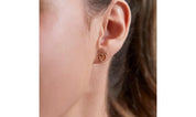Estella Bartlett Wire Heart Stud Earrings - Gold