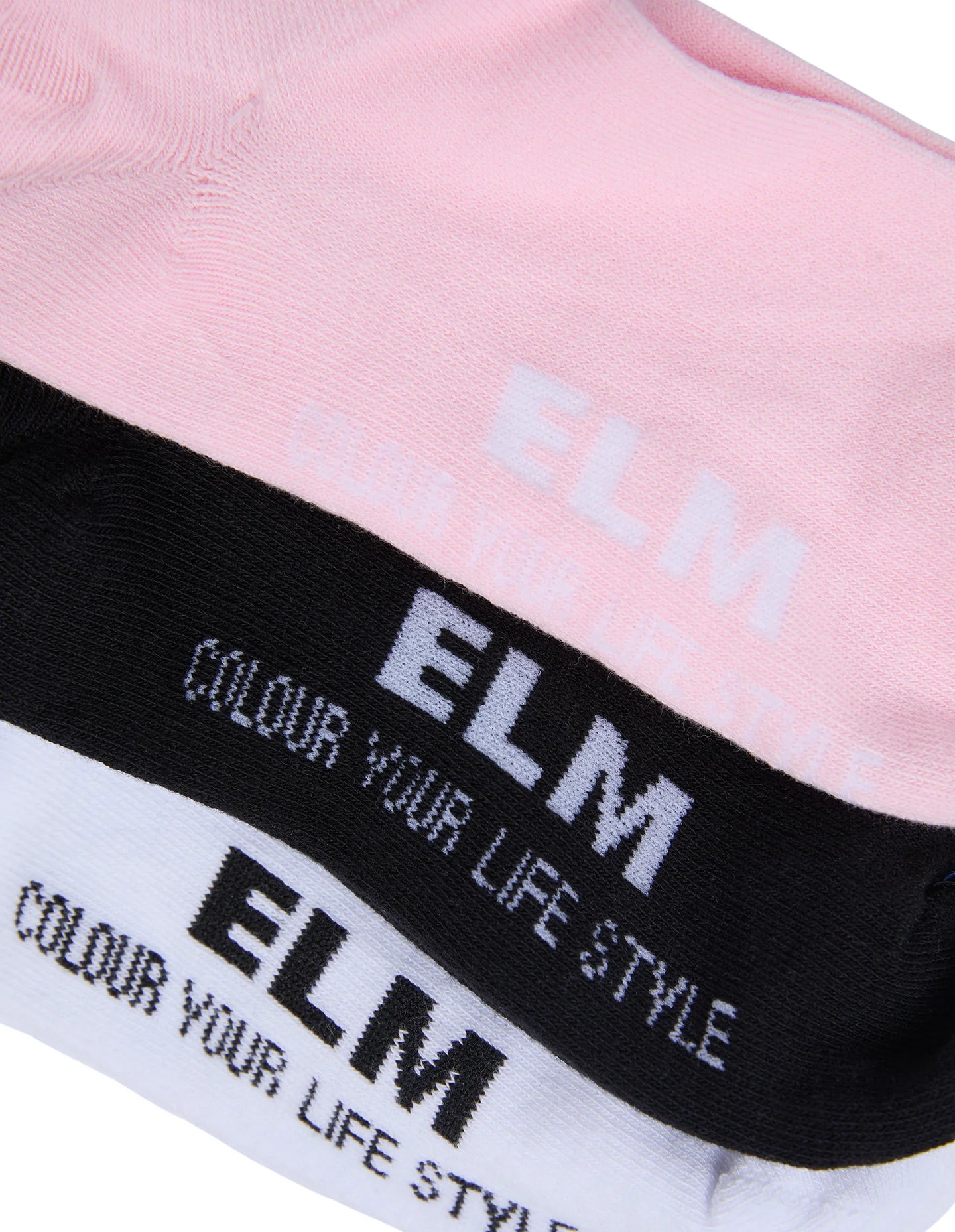 3 Pack Elm No Show Socks