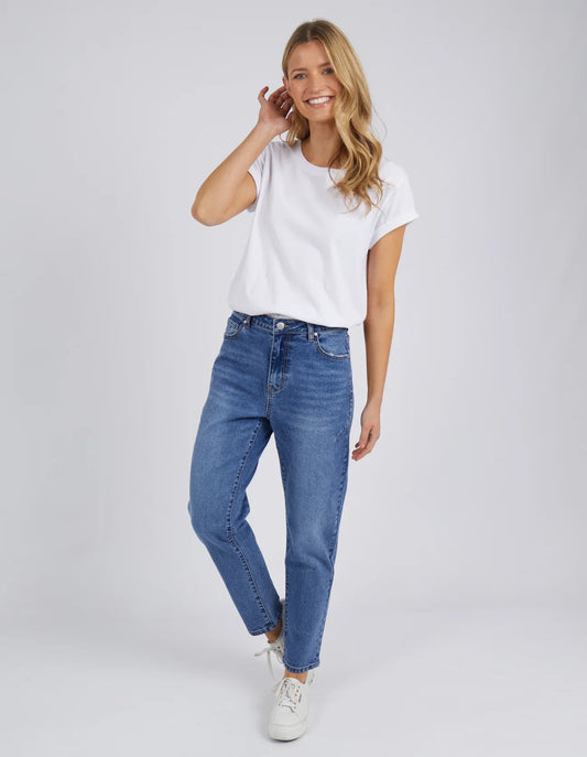 Barkly Straight Leg Jean Vintage Mid Blue
