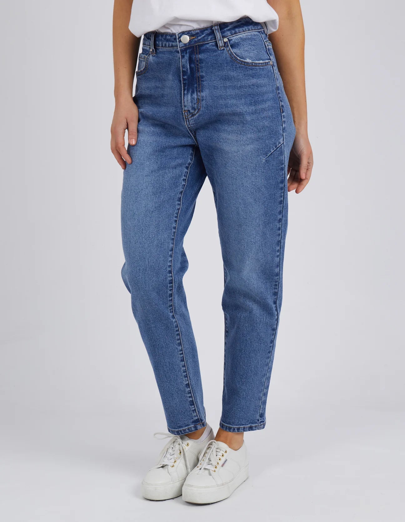 Barkly Straight Leg Jean Vintage Mid Blue