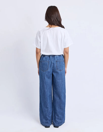 Delvine Jean Mid Blue