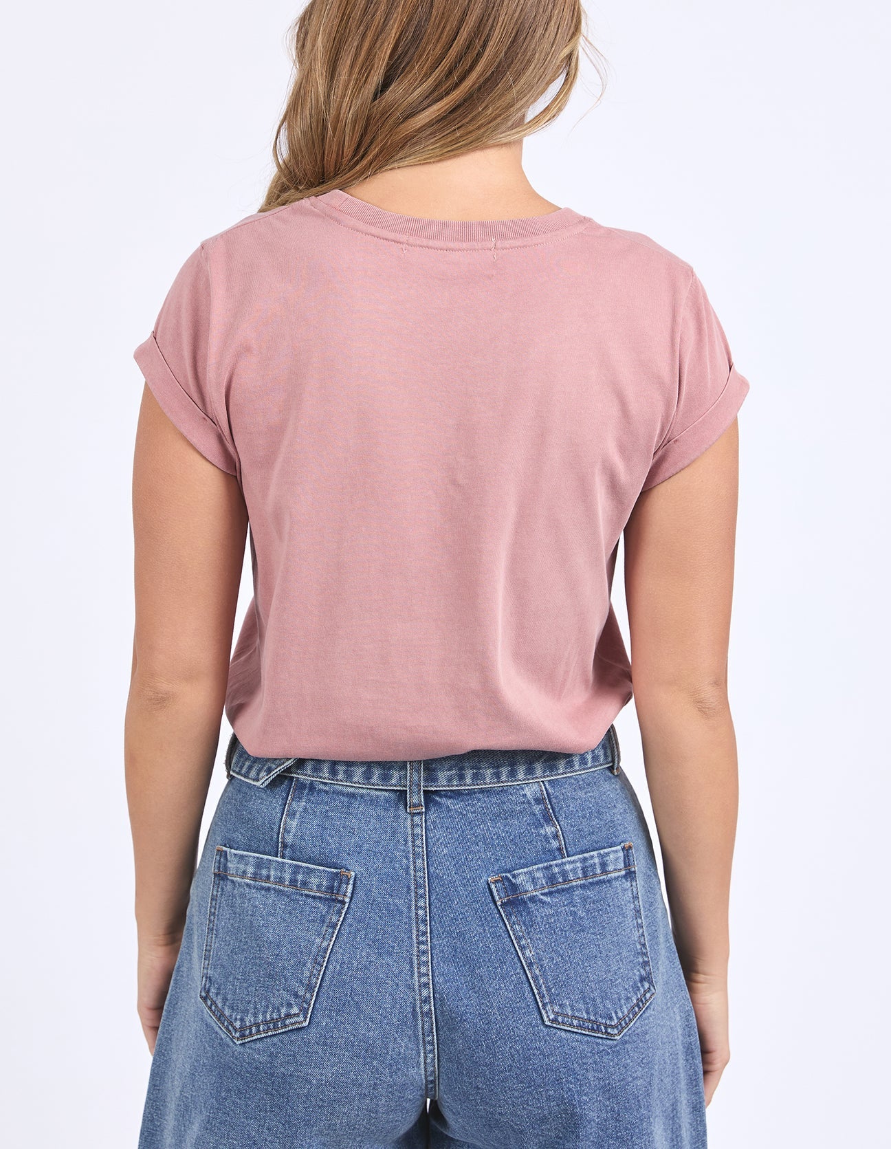 Signature Tee Ash Rose