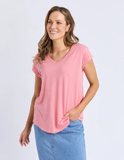 Manly Vee Tee Rose Pink